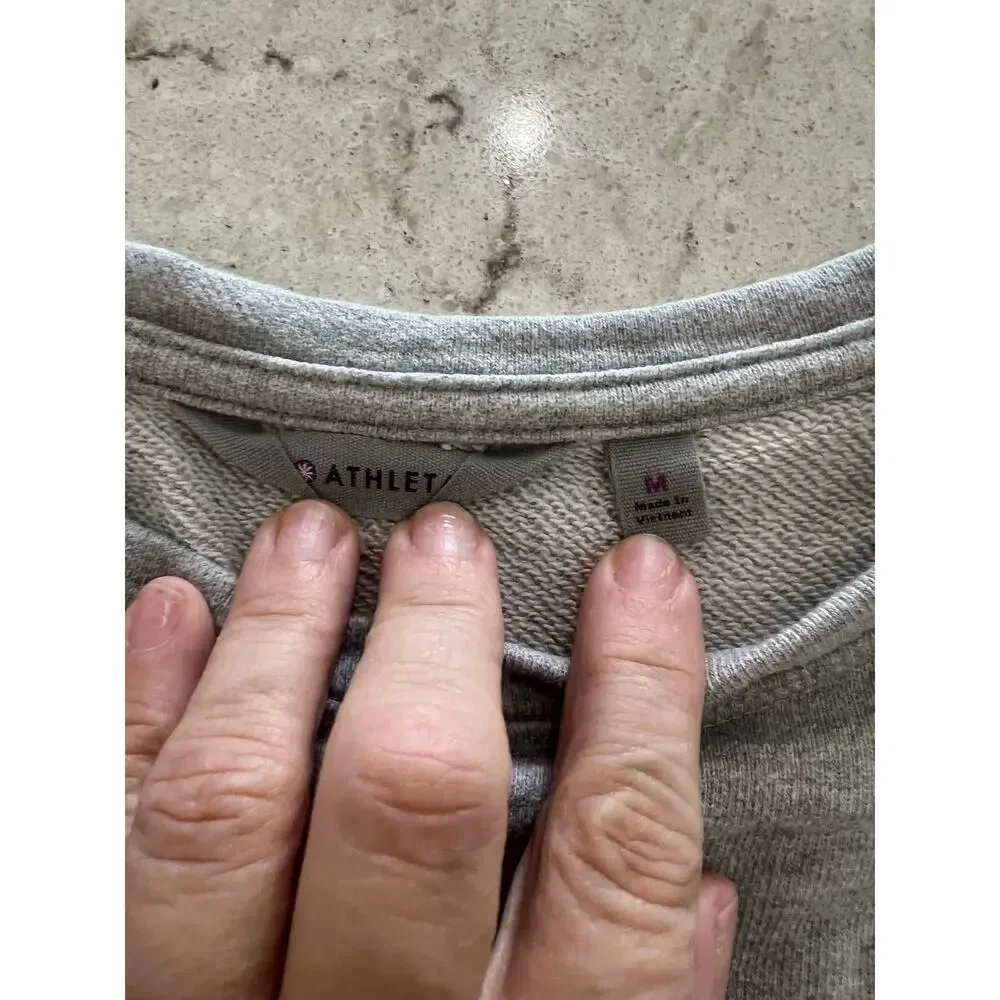 Athleta Grey Hi-Lo Sweatshirt – Size Medium